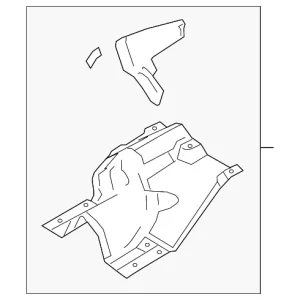 Center Shield - Mazda (BDTT-56-45XC)