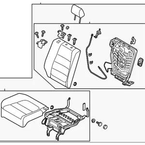 Seat Assembly - Mazda (KD37-57-20XM-02)