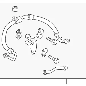 Power Steering Return Hose - Mazda (B26K-32-410J)