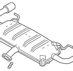 Rear Muffler - Mazda (PY7K-40-100)