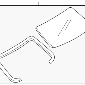 Back Glass - Mazda (GS3L-63-930E)