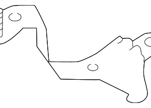 Air Cleaner Assembly Mount Bracket - Mazda (BP4W-20-210)
