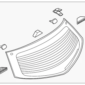 Back Glass - Mazda (D653-63-930A)