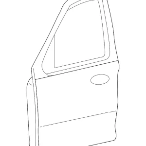 Door Shell - Mazda (EC01-58-020P)