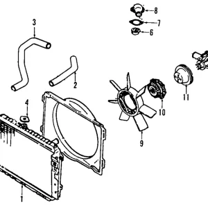 Water Pump Assembly - Mazda (8BU1-15-010R-M0)