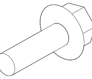 Oil Inlet Tube Eye Bolt - Mazda (L3K9-14-603A)