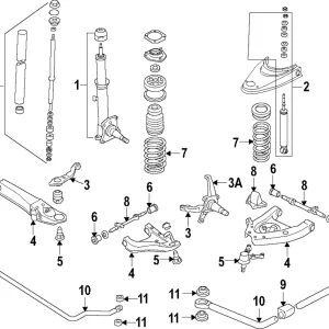 Strut Mount - Mazda (FA01-34-390A)