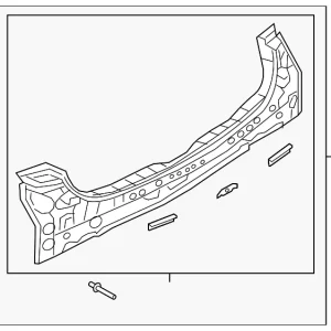 Rear Panel Assembly - Mazda (B4YC-70-75ZB)