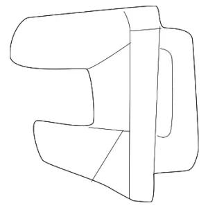 Park Sensor Outer Support - Mazda (DCWJ-67-UC5A)