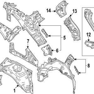 Lower Panel - Mazda (KMV6-70-1A1)