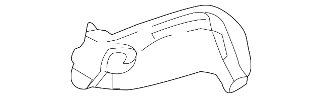 Heater Duct - Mazda (TK48-61-157A)