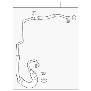 Suction Hose - Mazda (ZZCB-61-462B)