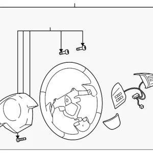 Steering Wheel - Mazda (TD14-32-980-02)