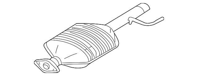 Catalytic Converter - Mazda (ZZC3-20-500)