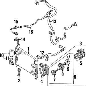 AC Line - Mazda (LB83-61-466A)