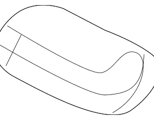Hood Hole Cover - Mazda (BC1D-56-052)