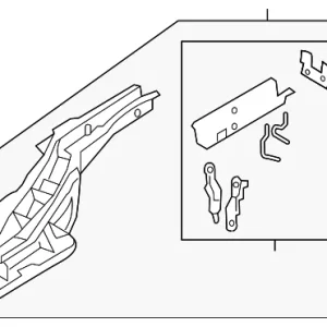 Rail Assembly - Mazda (D10E-53-810B)