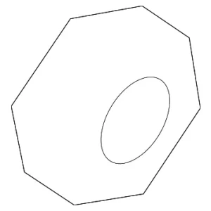 Mount Bracket Nut - Mazda (9989-10-800S)