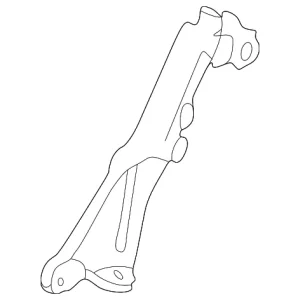 Idler Pulley Bracket - Mazda (EA03-32-603D)