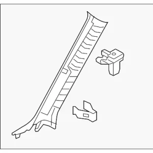 Windshield Pillar Trim - Mazda (BHN9-68-160H-75)