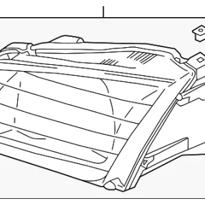 Composite Headlamp - Mazda (BJ0E-51-030A-P1)