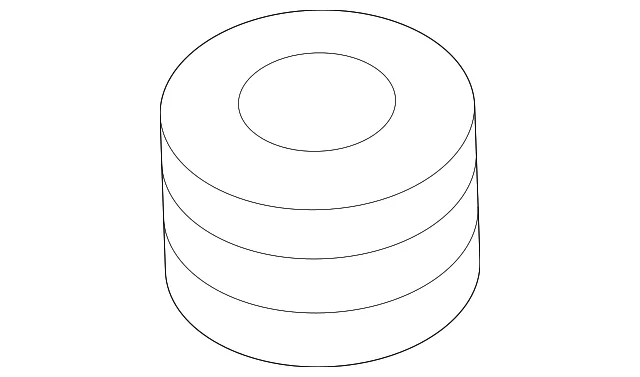 Air Cleaner Assembly Insulator - Mazda (ZJ02-13-349)