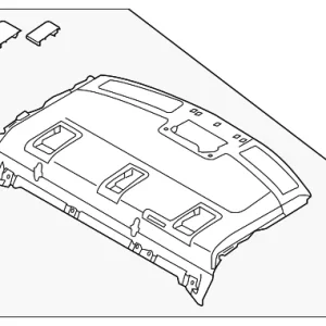 Pkg Tray Trim - Mazda (GMP1-68-3A0E-02)