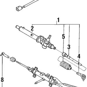 Tie Rod Boot - Mazda (GJ22-32-125)