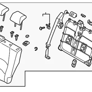 Seat Back Assembly - Mazda (DB4H-57-450-05)