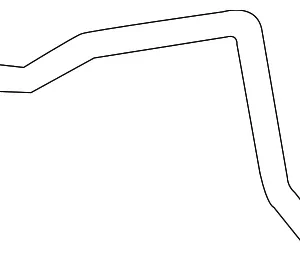 Drain Hose - Mazda (BBM6-69-922A)