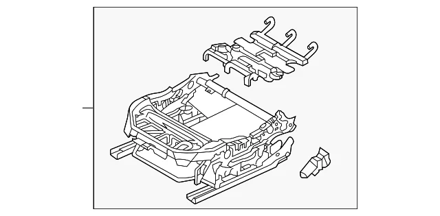 Power Unit(L) Front Seat - Mazda (DGJ3-88-AF0A)