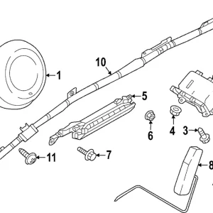 Head Air Bag - Mazda (VA40-57-KM0D)