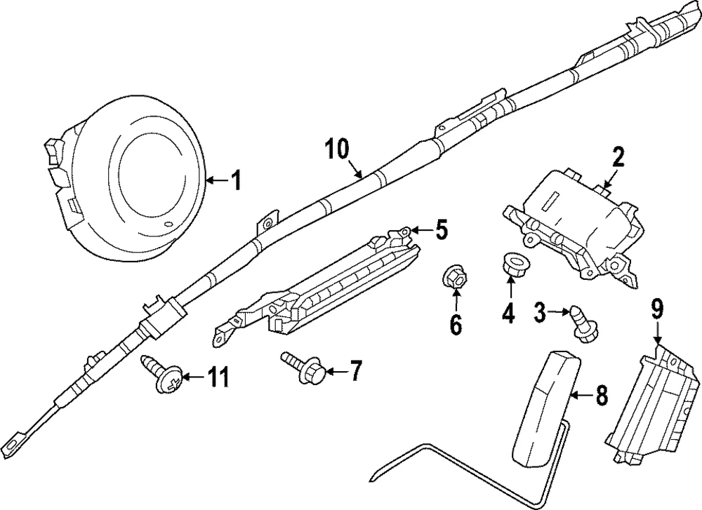Head Air Bag - Mazda (VA43-57-KM0D)