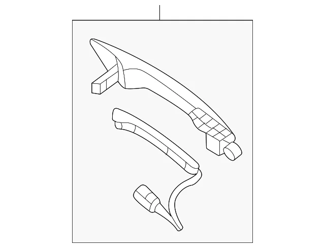 Handle, Outside - Mazda (BDTS-59-410B-51)
