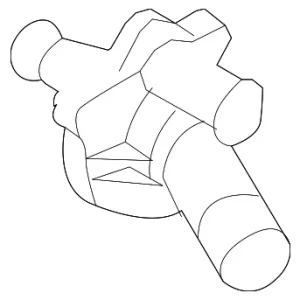 Thermostat Housing - Mazda (LF70-15-170)