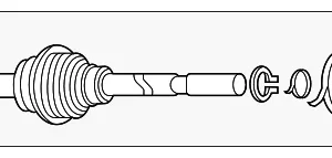 Outer Cv Joint - Mazda (GD00-22-510)