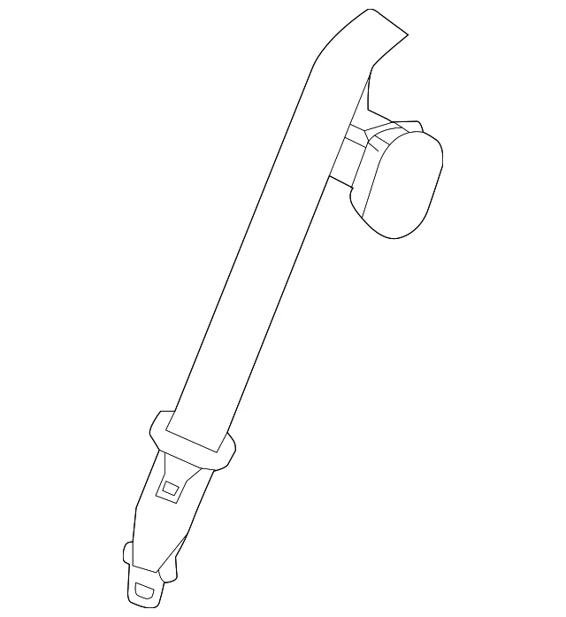 Center Belt Assembly - Mazda (KDY5-57-740B-01)