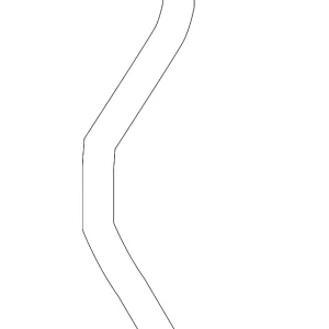Water Hose - Mazda (CY01-15-537B)