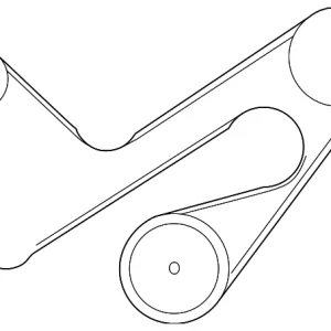 Serpentine Belt - Mazda (ZZC0-18-381A)
