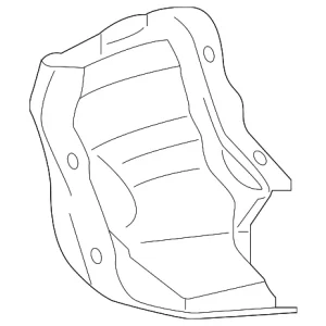 Catalytic Converter Heat Shield - Mazda (PY9E-13-380A)