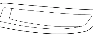 Bezel - Mazda (B37F-50-C12C)