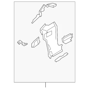 Inner Hinge Pillar - Mazda (CC29-70-230C)