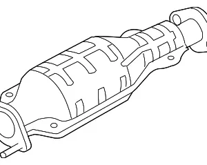 Catalytic Converter - Mazda (L3F1-20-55XB)