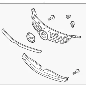 Grille Assembly - Mazda (TD11-50-710D)