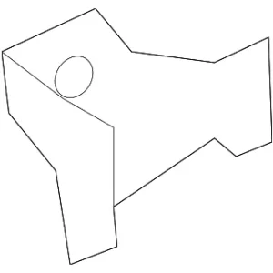 Front Bracket Nut Plate - Mazda (KB7W-70-206)