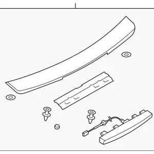 Spoiler Assembly - Mazda (GP9A-51-960E-01)