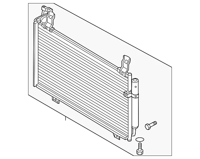 Condenser Assembly - Mazda (KF03-61-480B)