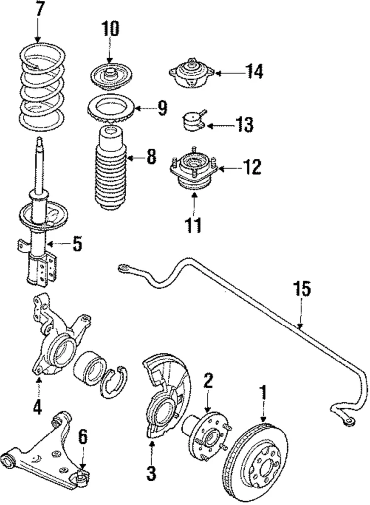 Steering Knuckle - Mazda (GJ56-33-020E)