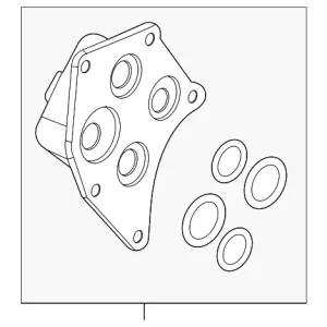 Oil Cooler - Mazda (PXK7-14-700)