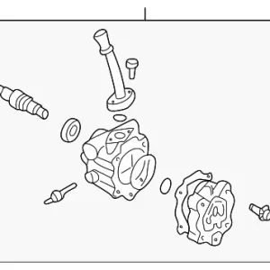 Power Steering Pump - Mazda (EC07-32-650R-0D)